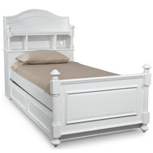 Twin Bookcase Bed with Trundle
